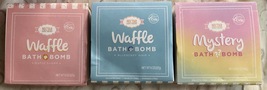 Nectar Bath Treats Bath Bomb Set Of (3) Maple Sugar, Blueberry Whip and Mystery  - £23.56 GBP