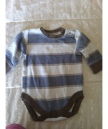 NEXT striped long sleeve baby vest all in one suit 3-6 months - $5.86