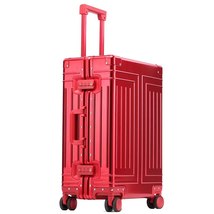 Carrylove 20&quot;24&quot;26&quot;29&quot; Inch Aluminum Trolley Suitcase Waterproof Metallic Cabin  - £356.88 GBP
