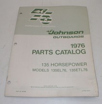 1976 Johnson Outboard Parts Catalog 135 HP - $16.98