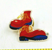 McDonalds Restaurant 2005 Red Boots Shoes Collectible Pinback Pin Button Rare - $14.74