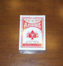 (1) Deck Of Plastic Coated Playing Cards - # 99 - Red - New - £7.04 GBP