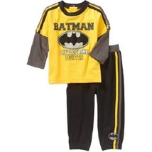 Batman Infant Boys 2 Piece Outfit Sizes-0-3M ,3-6M ,6-9M NWT - £10.86 GBP
