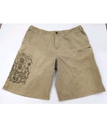 Vintage Y2K Tommy Hilfiger Tan Khaki Canvas Carpenter Shorts Men’s Size ... - $37.25