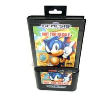 Sonic the Hedgehog Sega Genesis 1991 Tested w/ Case No Manual Not For Re... - £11.75 GBP