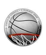 2020 Basketball Hall of Fame Colorized Silver Dollar - $1,906.25 MXN