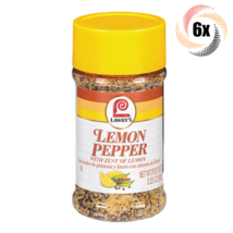 6x Shakers Lawry's Lemon Pepper Blend Seasoning | With Zest Of Lemon | 2.25oz - $37.20