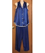 Vintage Victoria Secret ladies rare find Baseball design pajama set XS - $37.00