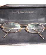 POLO RALPH LAUREN EYEGLASSES &amp; CASE MADE ITALY 130 RL 642 G5X 47 18 2-1 ... - $49.45