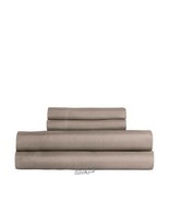 Everyday Soft Microfiber Sheet Set Queen Taupe All-Seasons 100% Polyester - $28.49