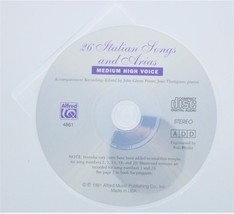 26 Italian Songs and Arias - Medium/High Voice - cd [Sheet music] JOHN GLENN PAT - £7.91 GBP