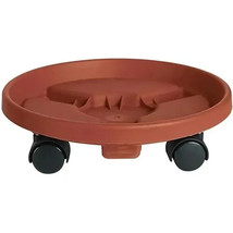 Bloem 95126C Plant Caddy 16&quot; x 16&quot; x 3.5&#39;&#39; Plastic, Terracotta - $21.77