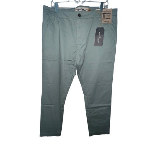 Tailor Vintage Connecticut Originals Slim Fit Chinois Green Pants Men Si... - $15.20