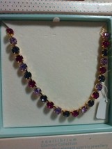 Multi colored gem stone necklaces - £6.34 GBP