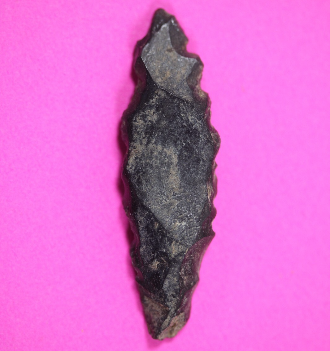 Authentic Pre Columbian Artifact Aztec Arrowhead Battle of Mexico City C... - $29.99