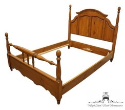 PALLISER FURNITURE Country French Provincial Style Solid Knotty Pine Que... - $831.24