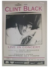 Clint Black Poster Handbill Denver Poster Suzy Bogguss - $164.41 MXN