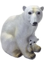 New Alaska Wildlife Figurine Polar Bear &amp; Cub Special Edition - $23.64