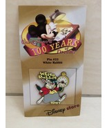 Walt Disneystore White Rabbit Pin From Alice in Wonderland. 100 Years Th... - $32.00