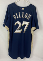 Milwaukee Brewers Jersey Team Issue Authentic Game Worn Joe Dillon MLB Men’s 50 - £101.98 GBP