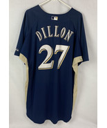 Milwaukee Brewers Jersey Team Issue Authentic Game Worn Joe Dillon MLB M... - £102.21 GBP