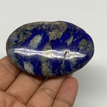93.8g,2.8&quot;x1.8&quot;x0.7&quot;, Natural Lapis Lazuli Palm Stone from Afghanistan,B23185 - £11.94 GBP