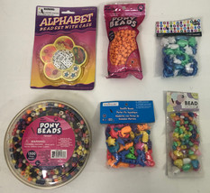 2lb PACKS OF, ALPHABET and  BEADS LOT#1 - $9.78