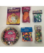 2lb PACKS OF, ALPHABET and  BEADS LOT#1 - $411.68 MXN