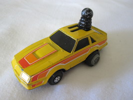 1984 Schaper (Stomper) Five Winders Diecast Car: Yellow Mustang FoxBody,... - $15.00