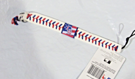 White Colorado Rockies w/Blue Red Stitching Team Baseball Seam Bracelet Gamewear - $19.95