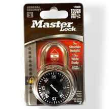 New Master Lock Padlock Combination Lock Anti-Shim 3-Digit Lock #1500D Black - £4.67 GBP