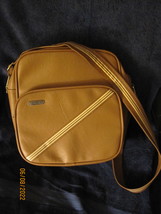 vintage Samsonite Concord Shoulder Bag - Tan with Classic Striping - £31.97 GBP