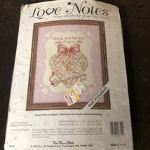 Love Notes Key To Your Heart Cross Stitch Kit with Die Cut Mat Included ... - $21.35 CAD