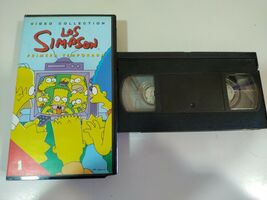 Los Simpson Primera Temporada 2 episodios - VHS Cinta Tape Español - $7.82