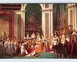 Coronation Di Napoleone Pittura Da J L David Muse Du Louvre Unp DB Carto... - $16.98