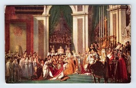 Coronation Di Napoleone Pittura Da J L David Muse Du Louvre Unp DB Cartolina L13 - £13.35 GBP