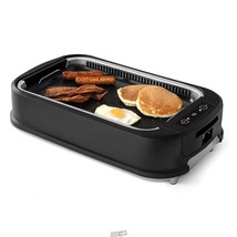 Salton Smokeless Indoor Grill Griddle Two Plates NON-STICK 1200 Watts - £56.25 GBP