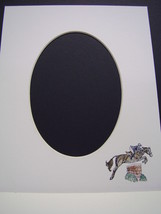 Picture Frame Mat 8x10 for 5x7 Horse Rider Equestrian English Hunter Jumper - £3.99 GBP