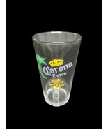 Corona Extra Beer Bar Glass 16 fl oz Palm Tree and Sun Design - £6.02 GBP