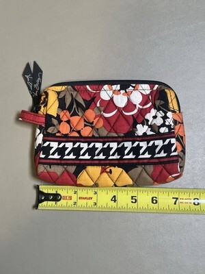 Vera Bradley Makeup Travel Bag In Retired Bittersweet Floral Pattern Item image 4