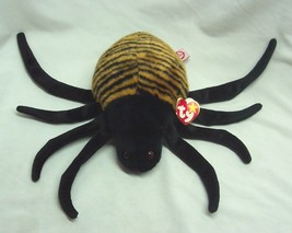 Ty Beanie Buddy Soft Spinner The Spider 9&quot; Plush Stuffed Animal Toy 1999 New - £19.34 GBP