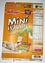 2001 Empty M in-Wheats The Grinch Visa Offer 24.3OZ Cereal Box SKU U200/364 - $18.99