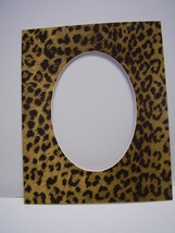 Picture Mat for framing 8x10 for 5x7 photo Leopard Cheetah Jaquar Animal Print  - £5.49 GBP