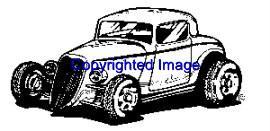 1940's FORD AUTO NEW RELEASE mounted rubber stamp - $8.00