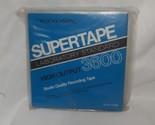 NOS Realistic Supertape High Output 3600 ft BLANK 7&quot; Reel Tape, Low Nois... - $29.10