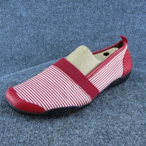 Ros Hommerson Carol Women Slip-On Shoes Red Leather Slip On Size 9 Extra... - £19.83 GBP