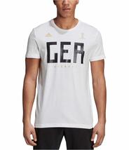 adidas World Cup Soccer Germany Men&#39;s Short Sleeve Tee, Small, White - $22.76