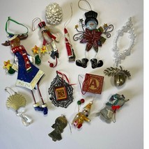 Lot of 13 Vintage Christmas Ornaments - £6.70 GBP