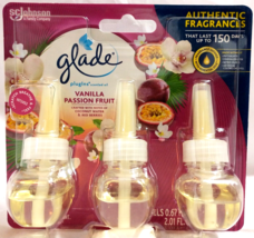 (1) Glade Plugins Scented Oil Refill Vanilla Passion Fruit Pack of 3 - £13.71 GBP