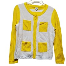 Crown And Ivy Yellow and White sweater size M - £11.04 GBP